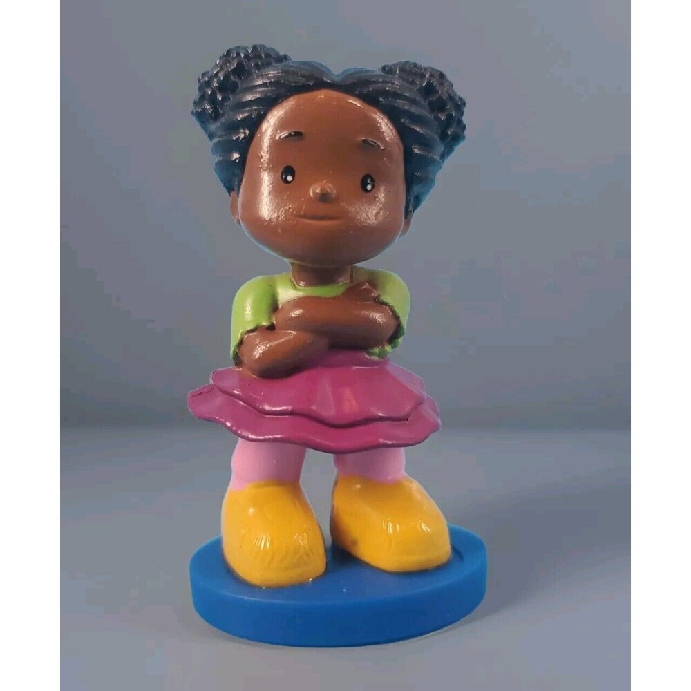 Koby Sprout Figure Girl Tessa Standing Appx  2.5" Plastic Yellow Shoes
